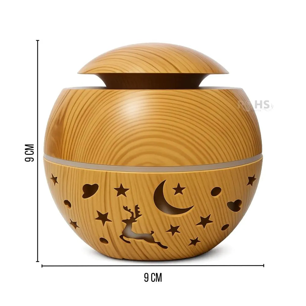 Humidificador y Difusor de Aroma Luna Hueca