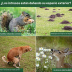 Ahuyentador de animales Solar Ultrasónico con Sensor de Movimiento