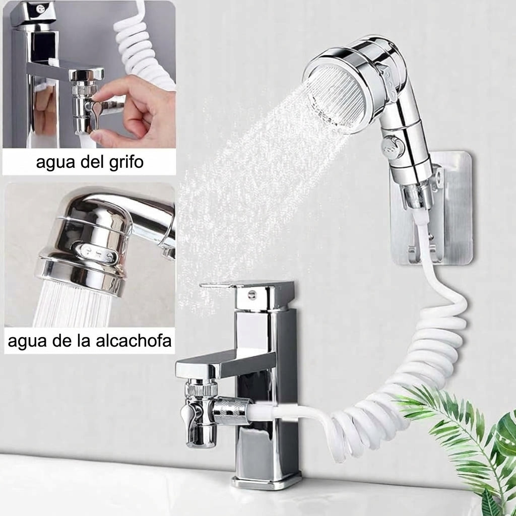 Cabezal de Ducha Versatil para Grifo