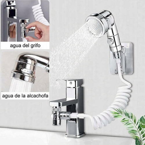 Cabezal de Ducha Versatil para Grifo