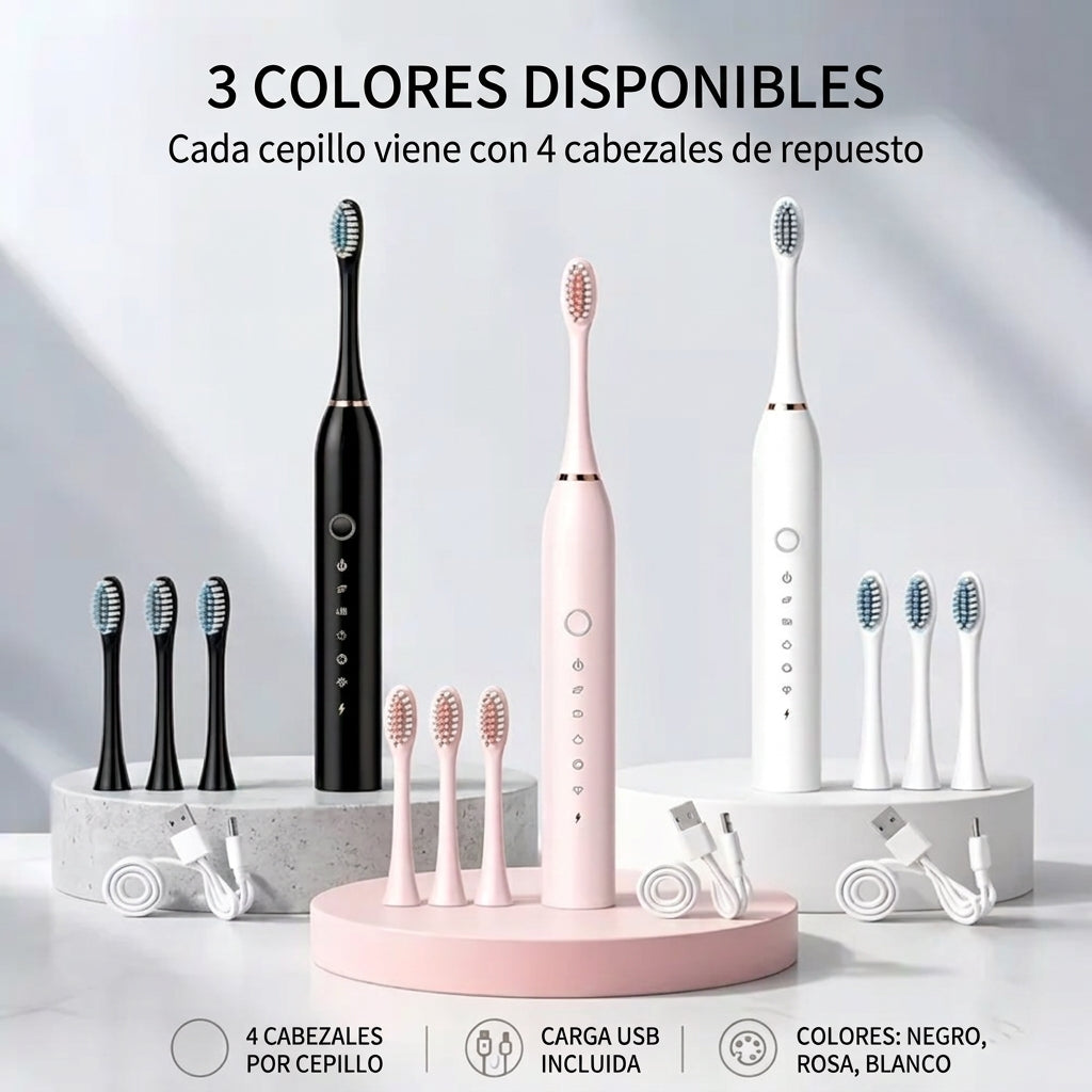 Cepillo de Dientes Eléctrico Recargable