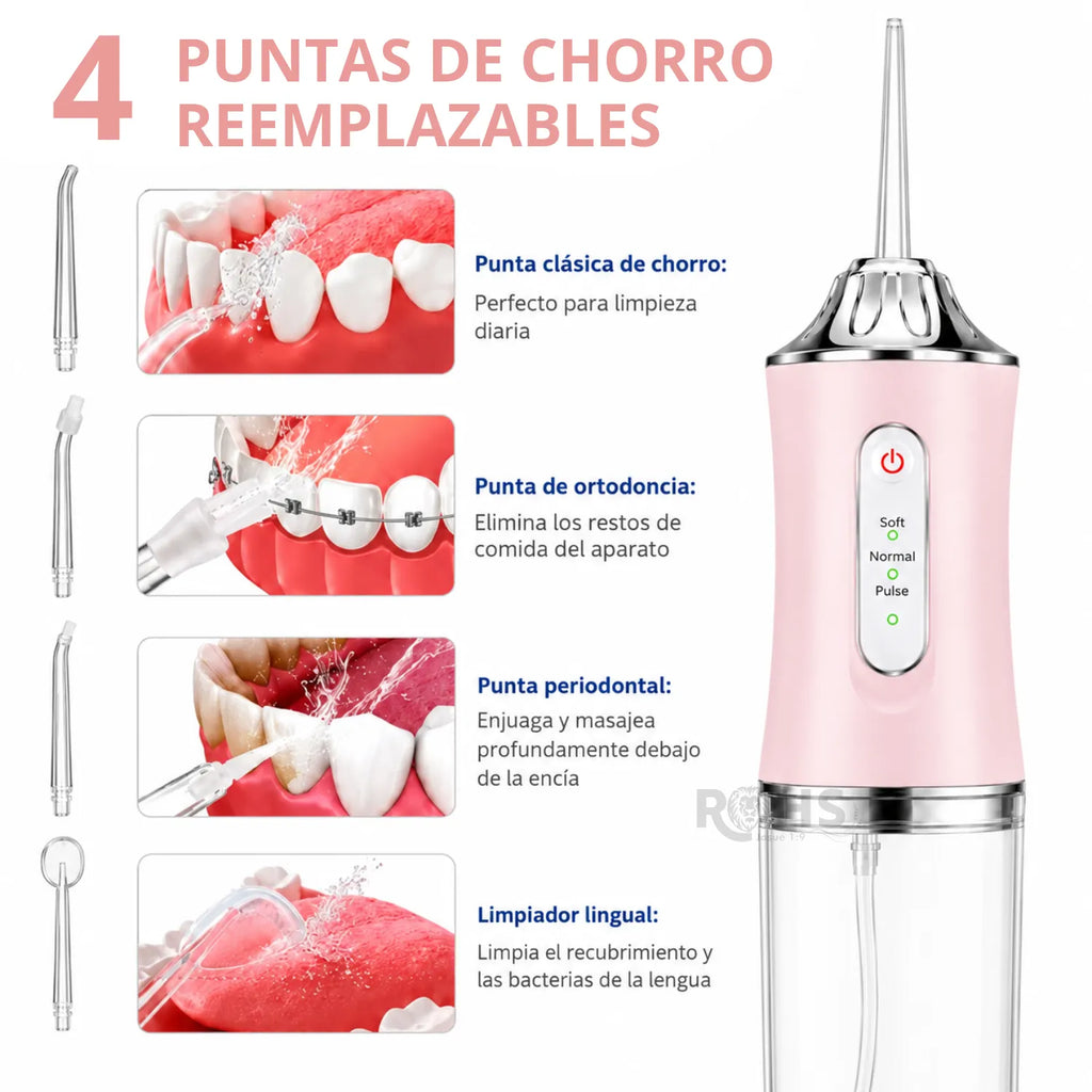 Irrigador Bucal Recargable